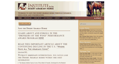 Desktop Screenshot of desertarabian.org